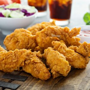 Poulet pané à l'américaine + Accompagnement
